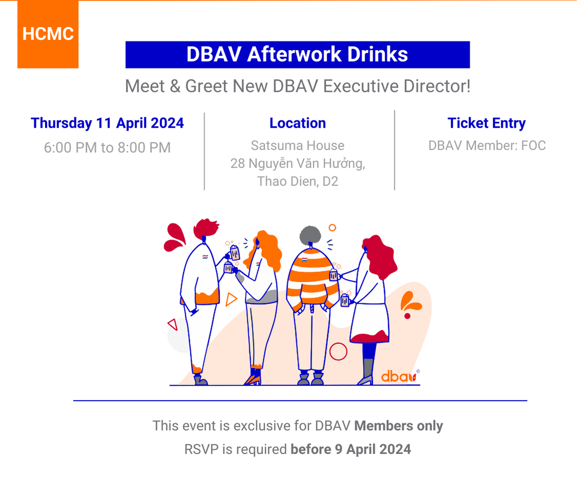 thumbnails [HCMC] DBAV After Work Drinks - meet & greet our new ED